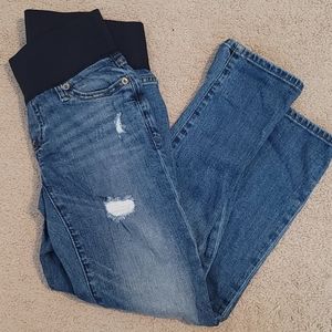 gap maternity ankle jeans